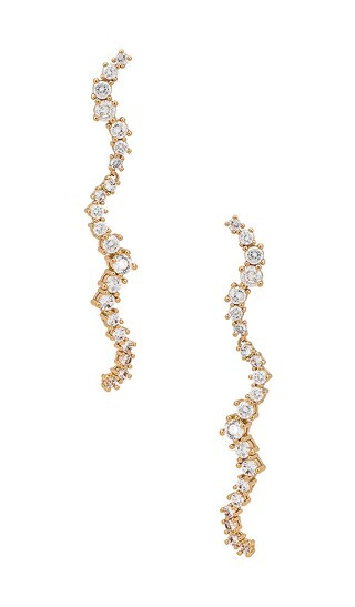 Cynthia Earrings in Gold | Revolve Clothing (Global)