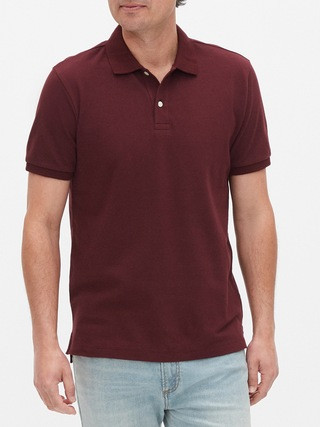 Stretch Pique Polo | Gap Factory