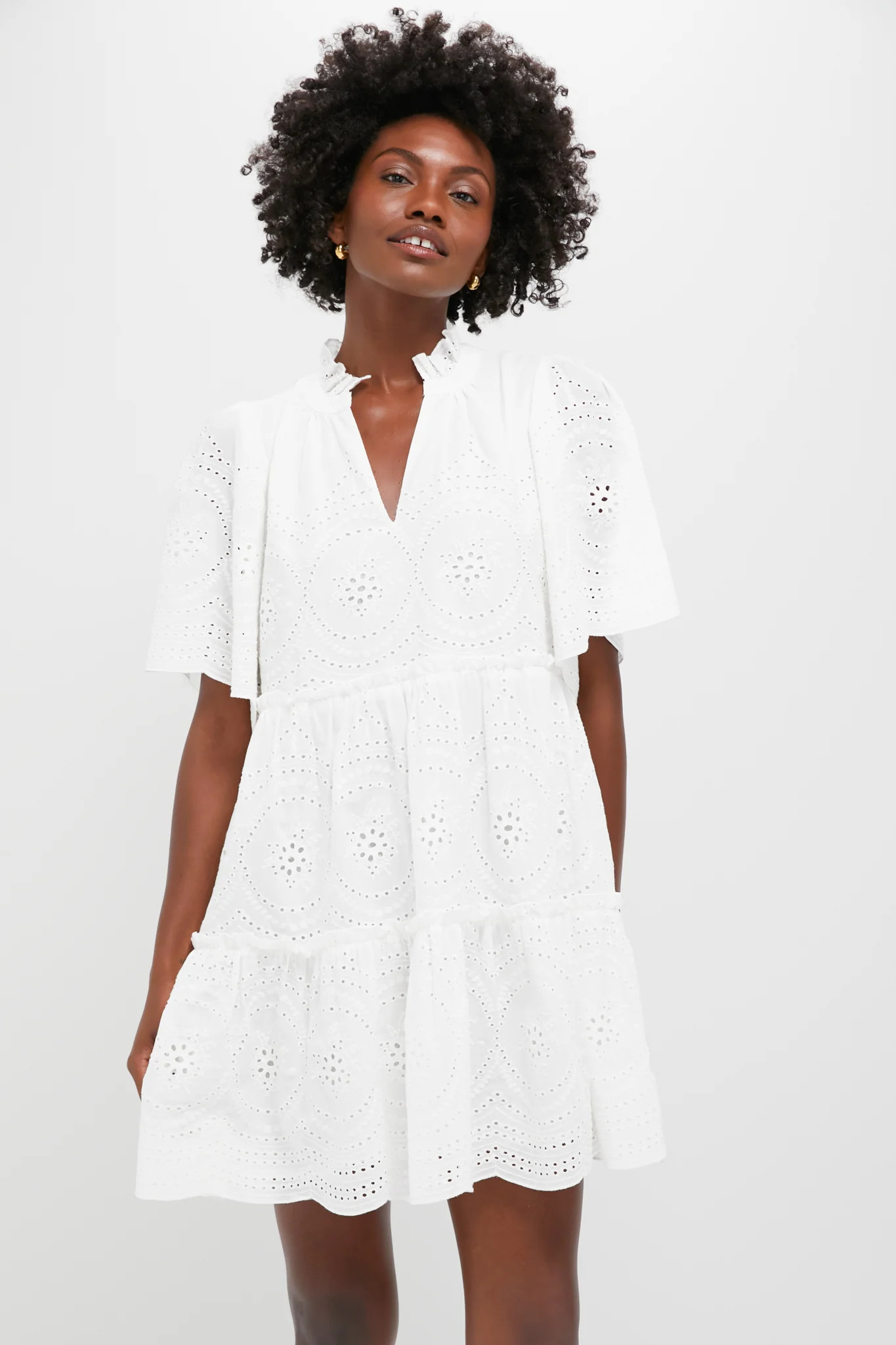 White Eyelet Crawford Dress | Tuckernuck (US)