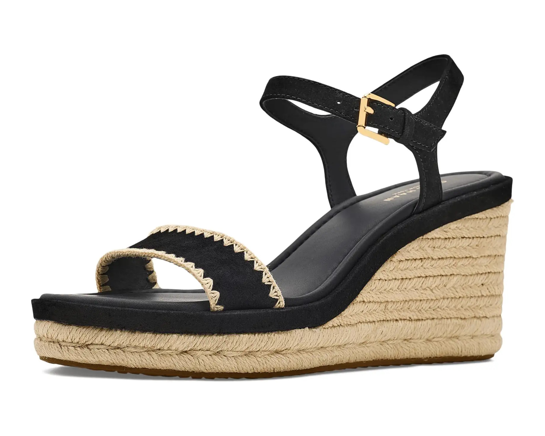 Women's Cole Haan Cloudfeel Asbury Espadrille Wedge Sandals | Zappos.com