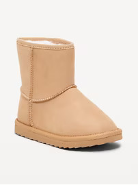 Faux-Suede Faux-Fur Lined Boots for Toddler Girls | Old Navy (US)