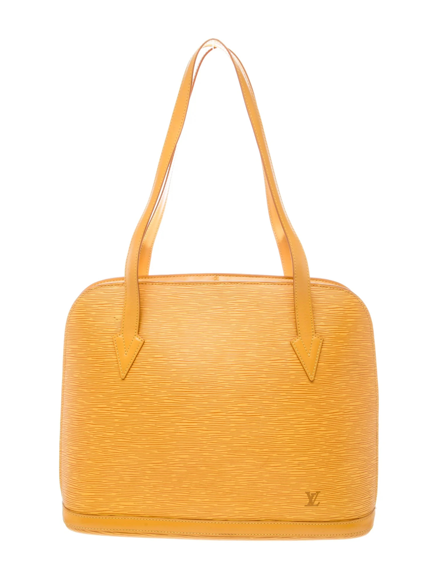 Louis Vuitton Epi Leather Lussac Vintage - Yellow Totes, Handbags - LOU1242097 | The RealReal | The RealReal