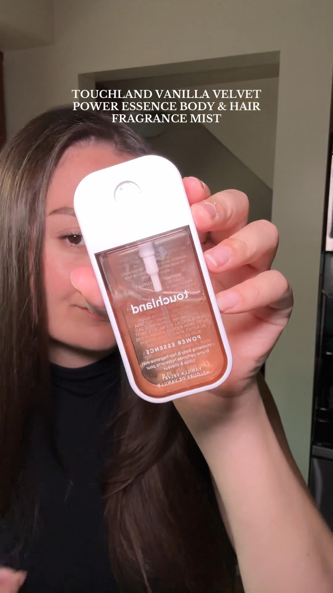 Touchland VANILLA VELVET
POWER ESSENCE BODY & HAIR FRAGRANCE MIST
#bodyspray #bodymist #bodyandhairmist #touchland #vanilla #vanillaspray #vanillabodyspray #vanillascent #vanillabodymist #hairspray #hairmist 

#LTKGiftGuide #LTKBeauty #LTKSummerEdit