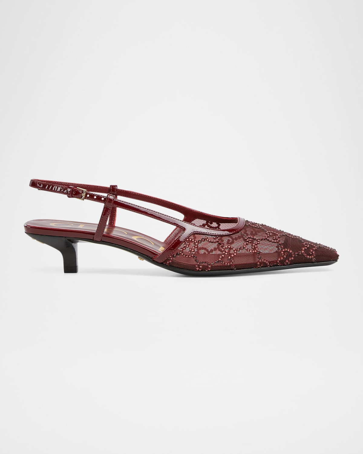 Demi Crystal Mesh Slingback Pumps | Neiman Marcus