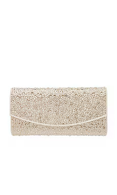 olga berg Emma Crystal Clutch in Champagne from Revolve.com | Revolve Clothing (Global)