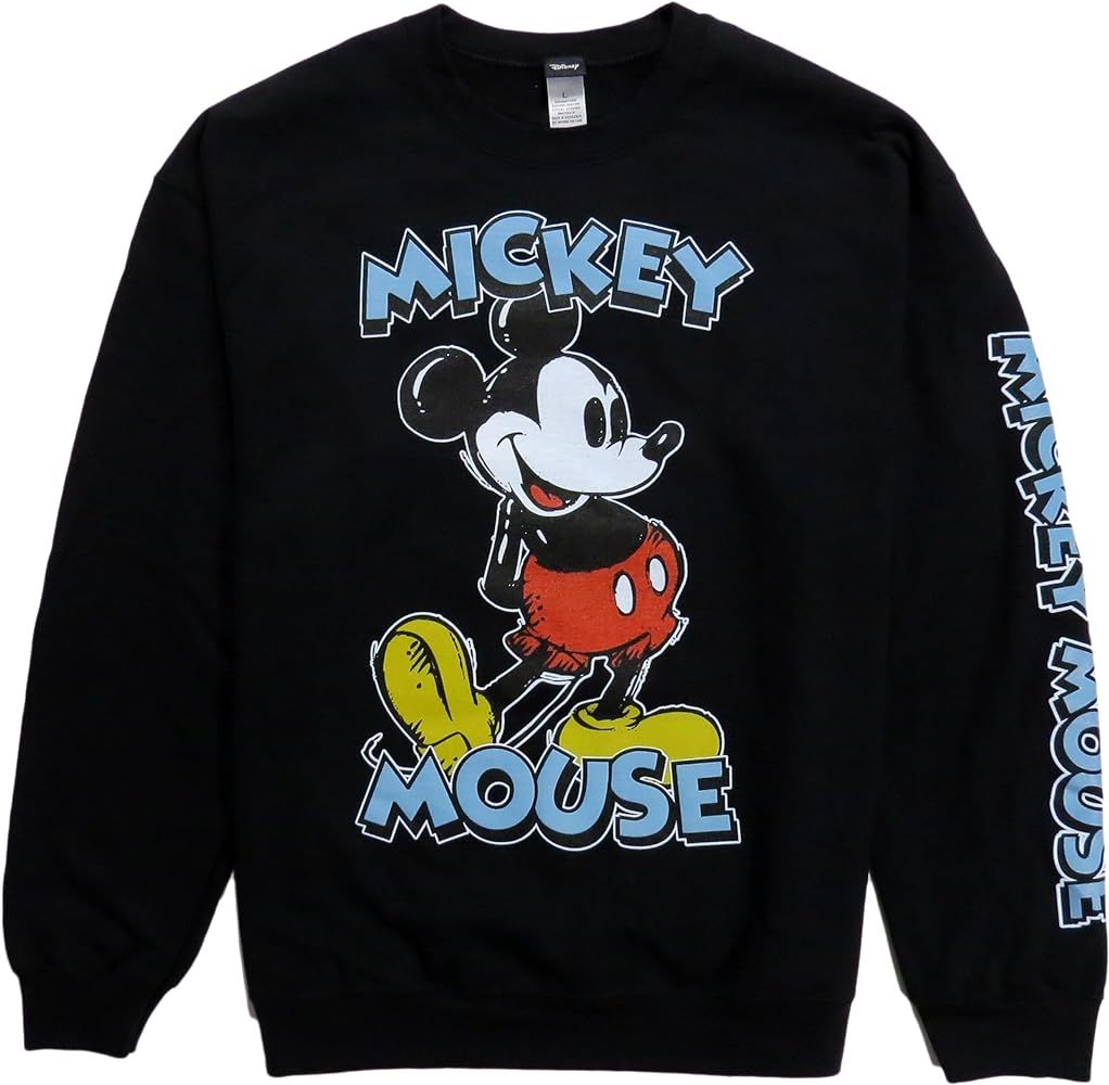 Disney Mickey Mouse & Minnie Mouse Pullover Sweatshirt | Amazon (US)