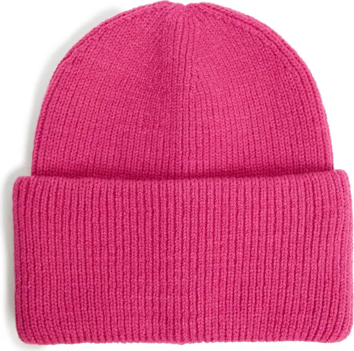 Open Edit Rib Cuffed Beanie | Nordstrom | Nordstrom