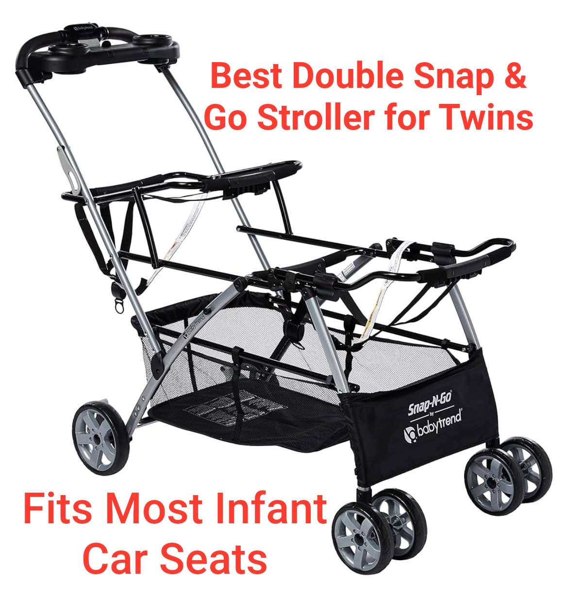 If you’re pregnant with twins or just had them, then you need this universal double snap and go stroller!! It’s lightweight with great storage and a must have for the first year. 