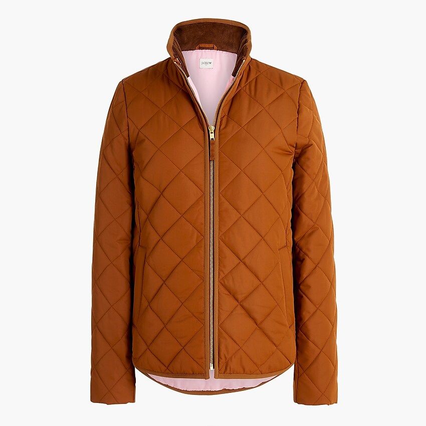 Diamond quilted puffer coat | J.Crew Factory