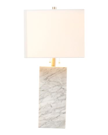 25.5in Marble Table Lamp | TJ Maxx
