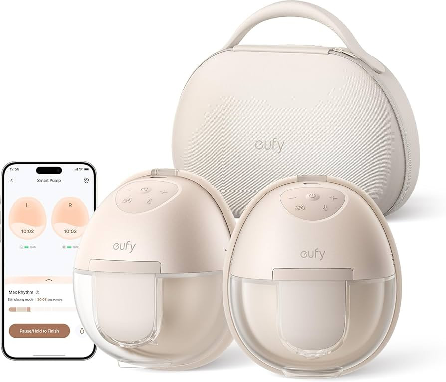 eufy Wearable Breast Pump S1 Pro, Electric Hands-Free Breast Pump with Heating Technology, Portab... | Amazon (US)