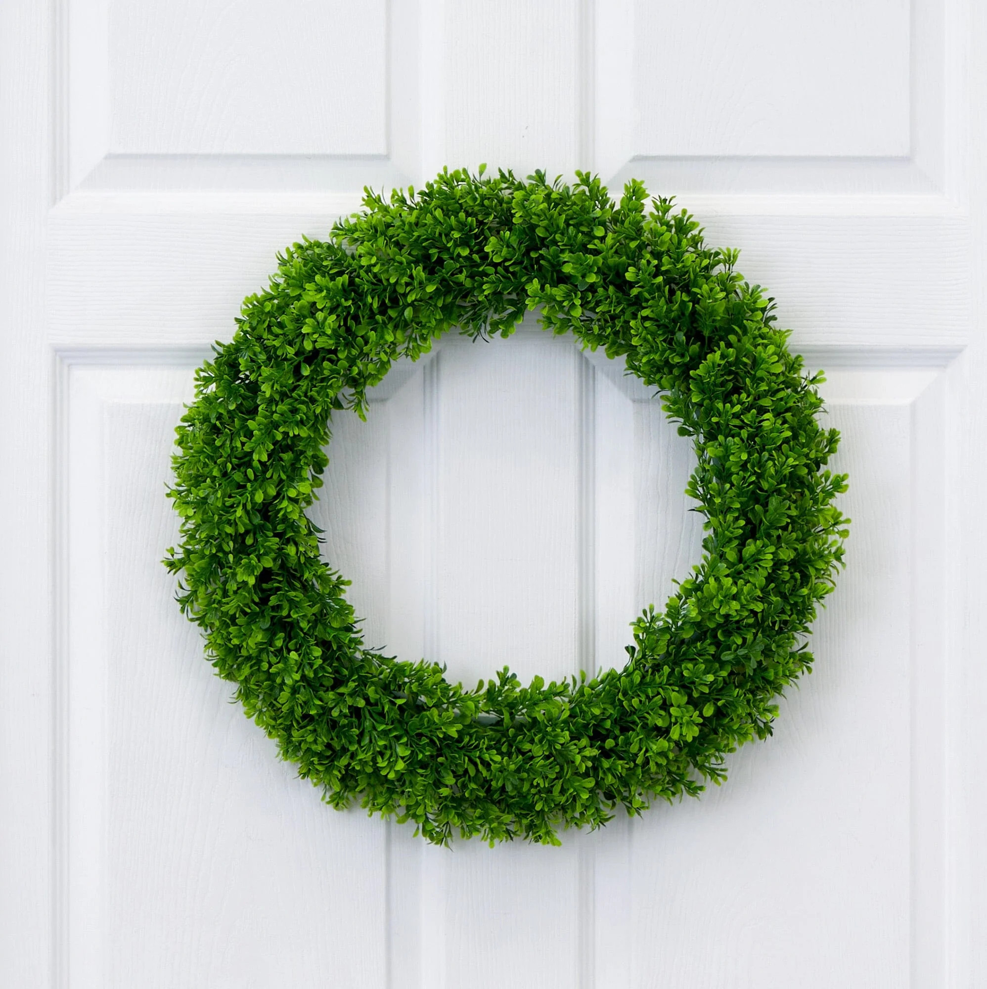 20” Artificial Boxwood Wreath | Nearly Natural | Nearly Natural