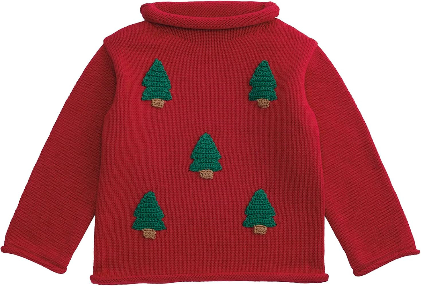 Christmas Tree Rollneck Sweater for Boys by Mud Pie | Amazon (US)
