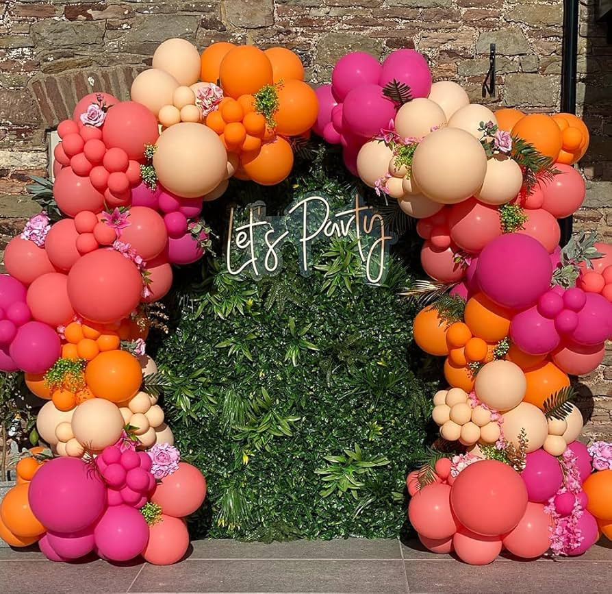 Beaumode Tropical Luau Party Balloon Garland Arch Kit for Hawaiian Beach Pool Theme Aloha Party B... | Amazon (US)