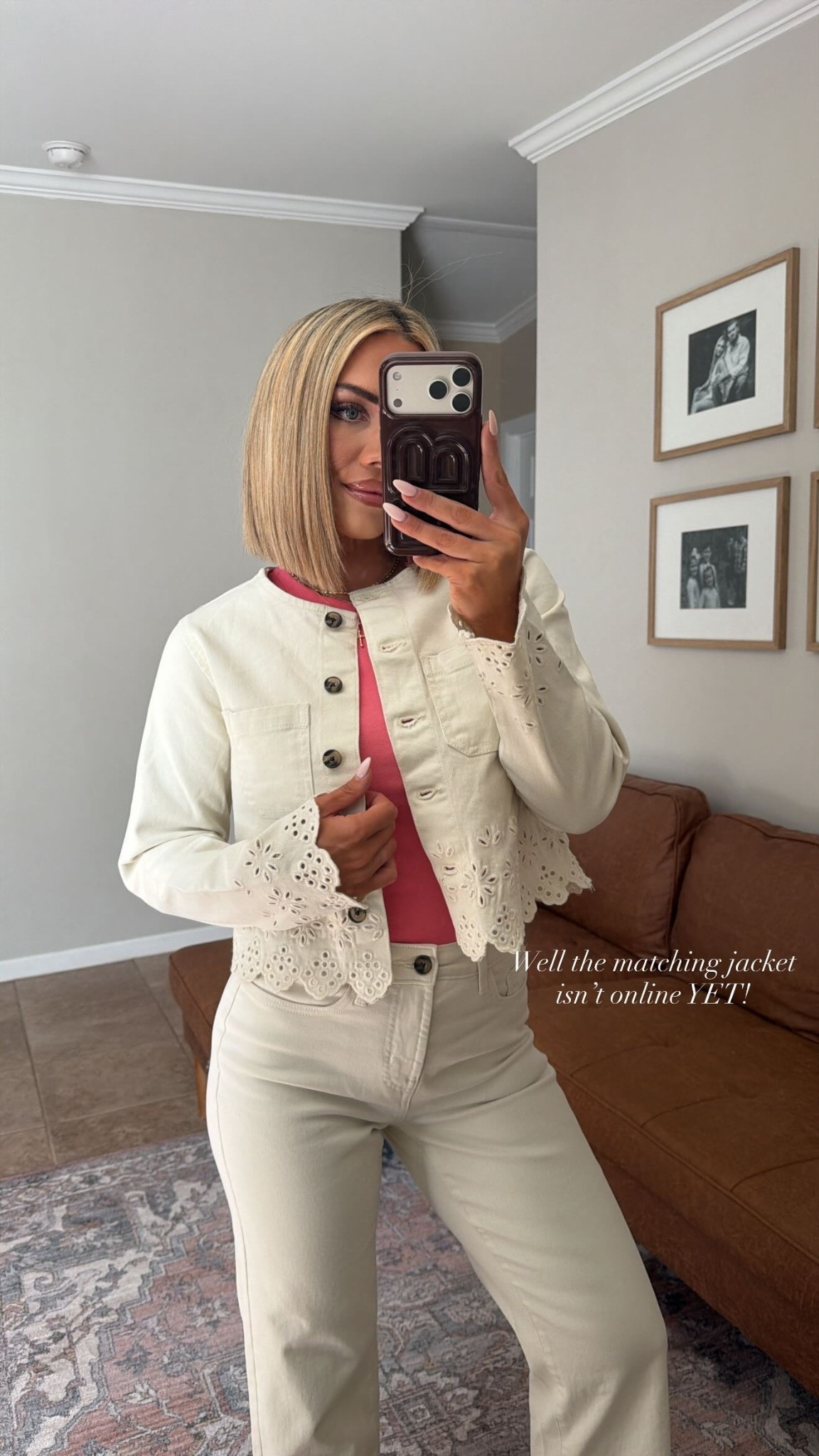 Well the matching jacket isn’t online YET!