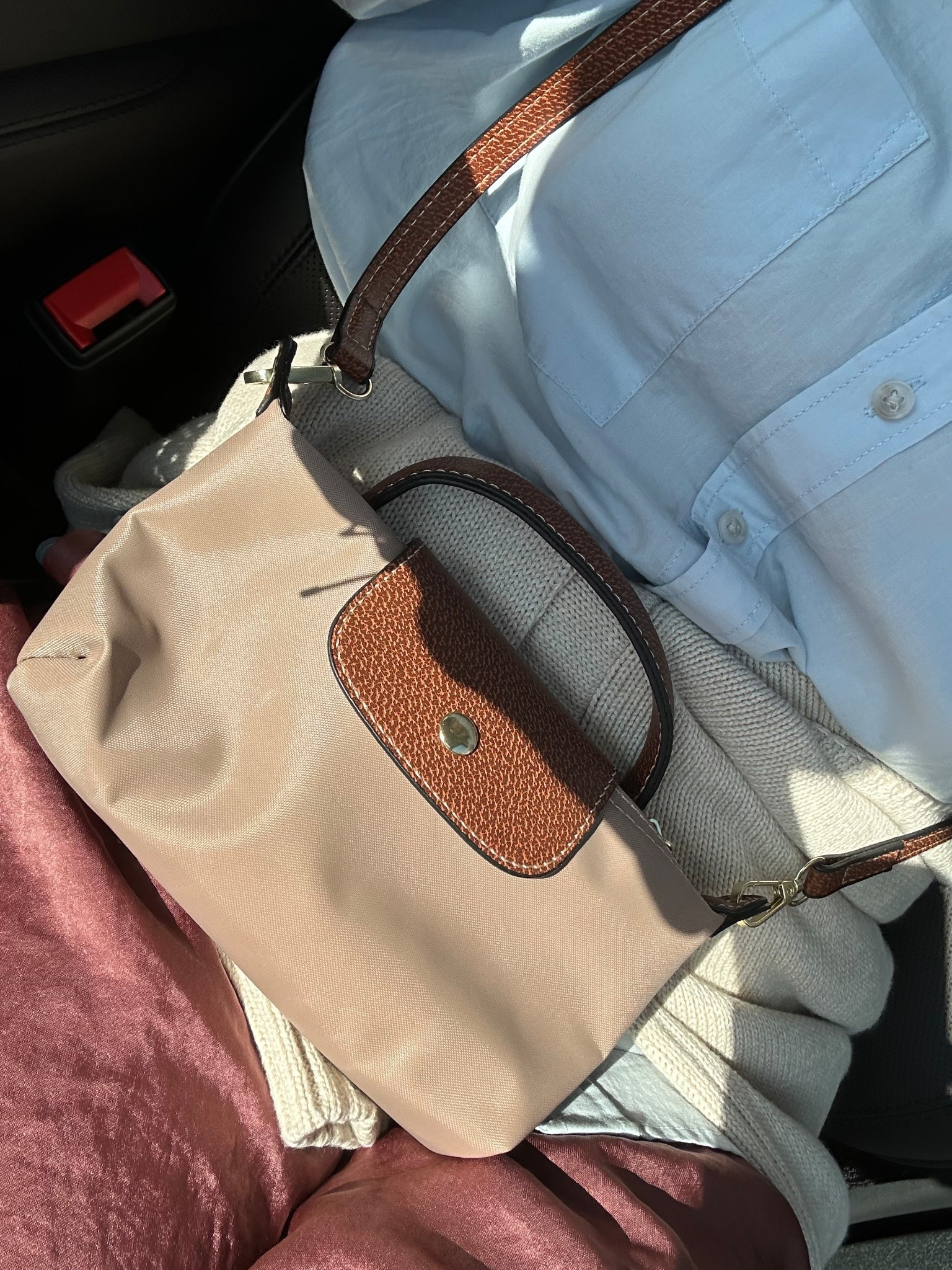 Perfect little $16 travel bag! Perfect dupe 😍 It holds my phone, card case, passport, hand sanitizer, eye drops and lip gloss! 

#LTKmomlife #LTKootd #LTKTravel