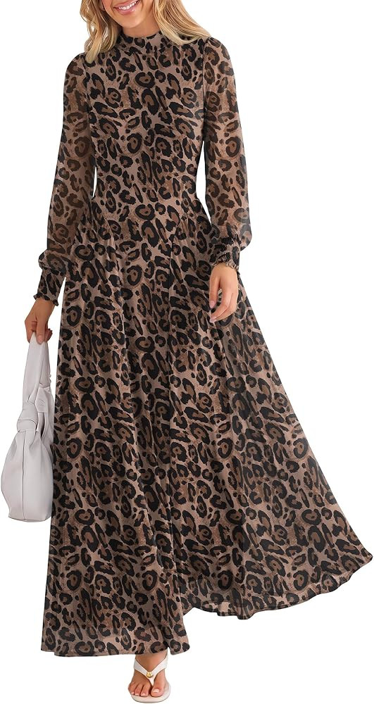 ANRABESS Womens Long Sleeve Wedding Maxi Dress | Amazon (US)