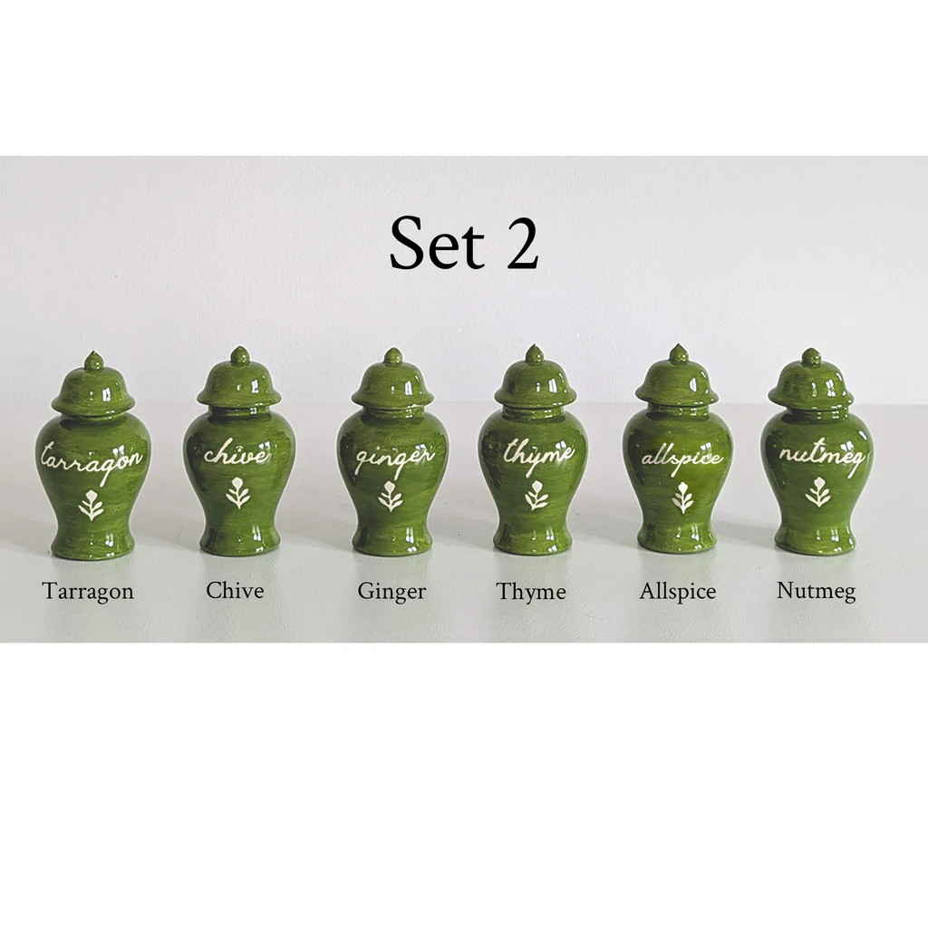 Spice Jar Set 2 | Lo Home by Lauren Haskell Designs