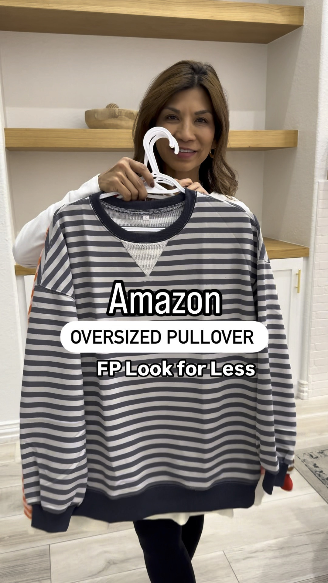 Oversized pullover in 19 colors, oversized fit. Wearing Grey Blue. Also showing the colors Pink Orange and Caramel White here.
White layering shirt in small.
Leggings in XS tts.
Puffer bag linked
Accessories all linked. 
New Balance white white sneakers tts.
Amazon finds, fall outfit, outfit inspo, fall fashion, affordable fashion, fashion over 50, midlife fashion, petite fashion, airport outfit, travel outfit, athleisure. 

#LTKFindsUnder50 #LTKOver40 #LTKActive