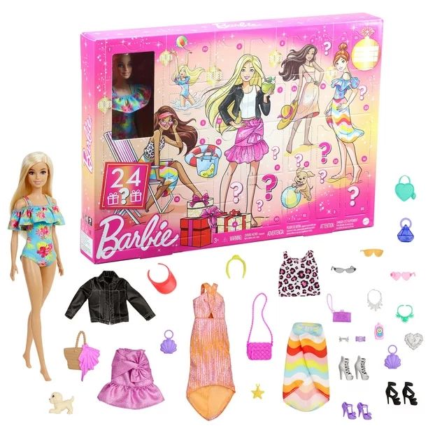 Barbie Advent Calendar With Barbie Doll - Walmart.com | Walmart (US)