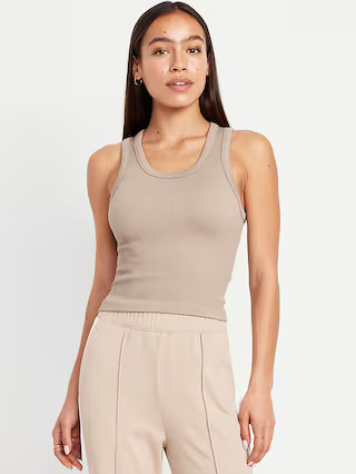 Exhale Fitted Rib Tank | Old Navy (US)