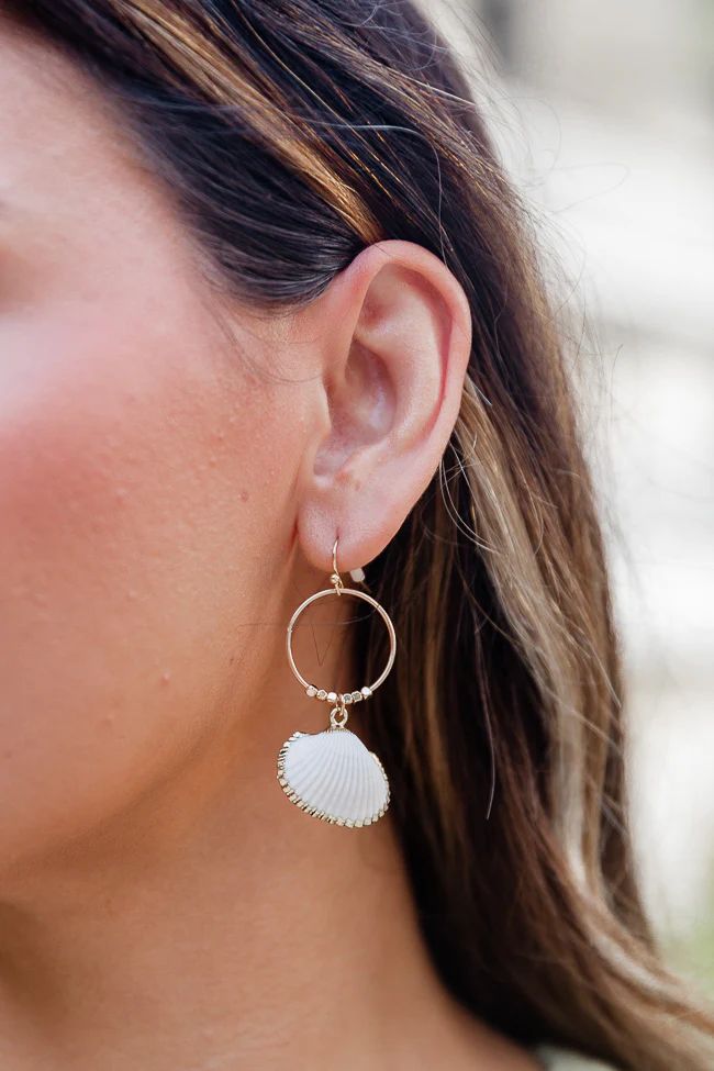 Shell Earrings | Pink Lily