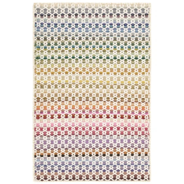 Poppy Multi Handwoven Wool Rug | Wayfair North America