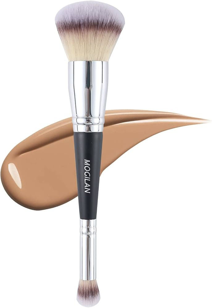 MOGILAN Foundation Brush For Liquid Makeup Double Ended Powder Foundation Brush&Under Eye Conceal... | Amazon (US)