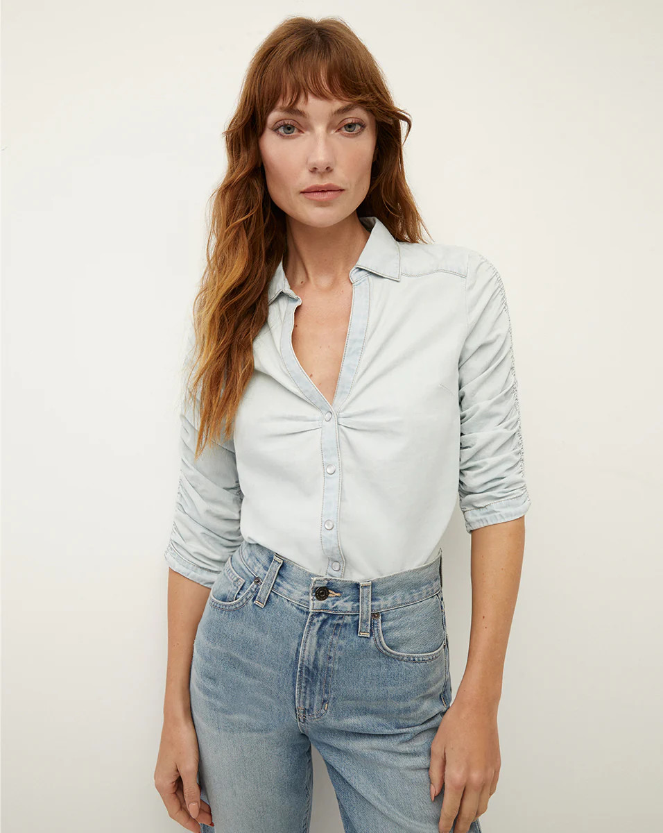 Porta Chambray Shirt | Veronica Beard