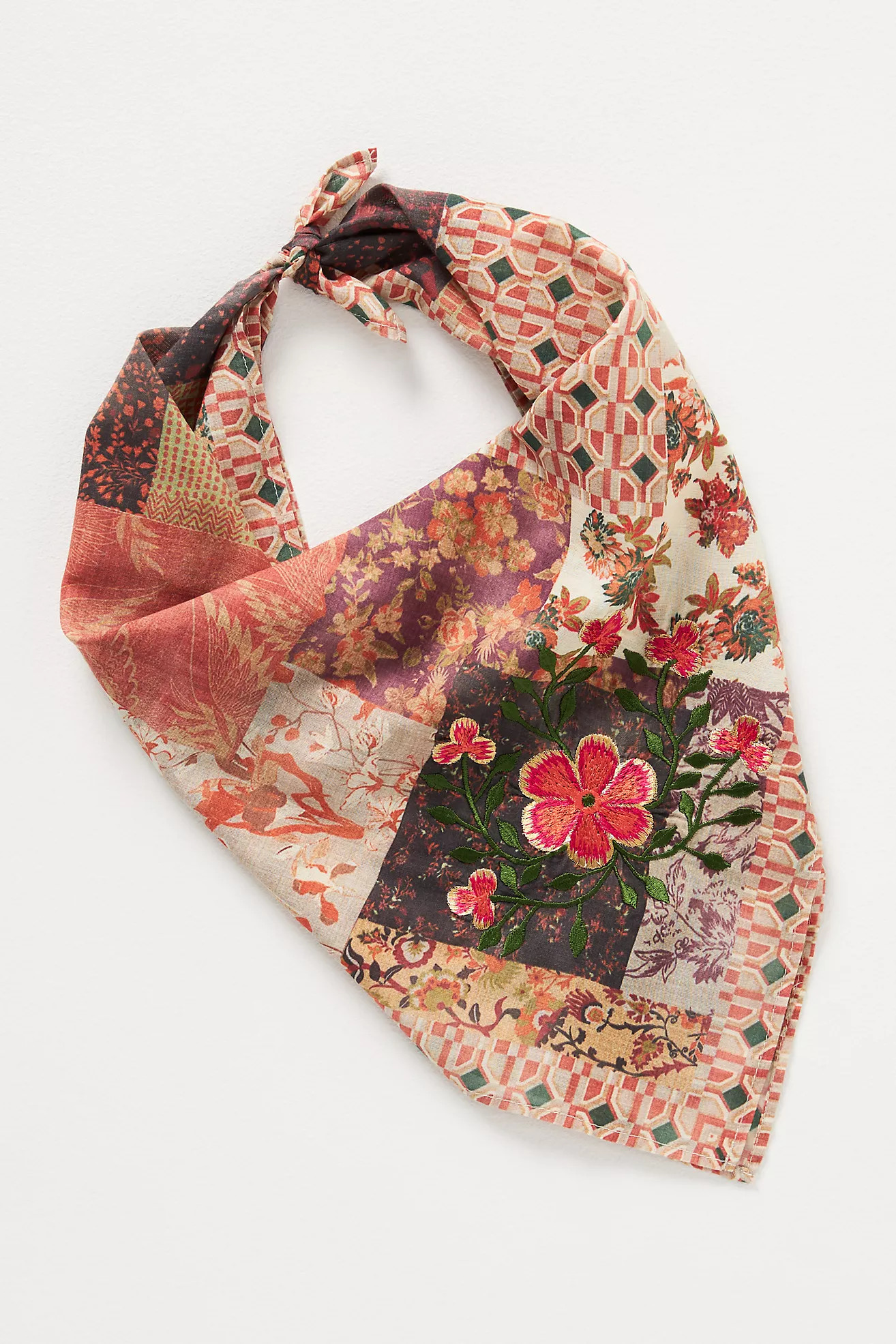 Embroidered Patch Scarf | Anthropologie (US)