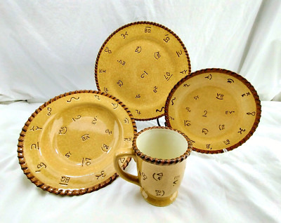 MONTANA LIFESTYLES Silversmiths 2003 Branded 4 Piece Dinner Setting - EUC | eBay US