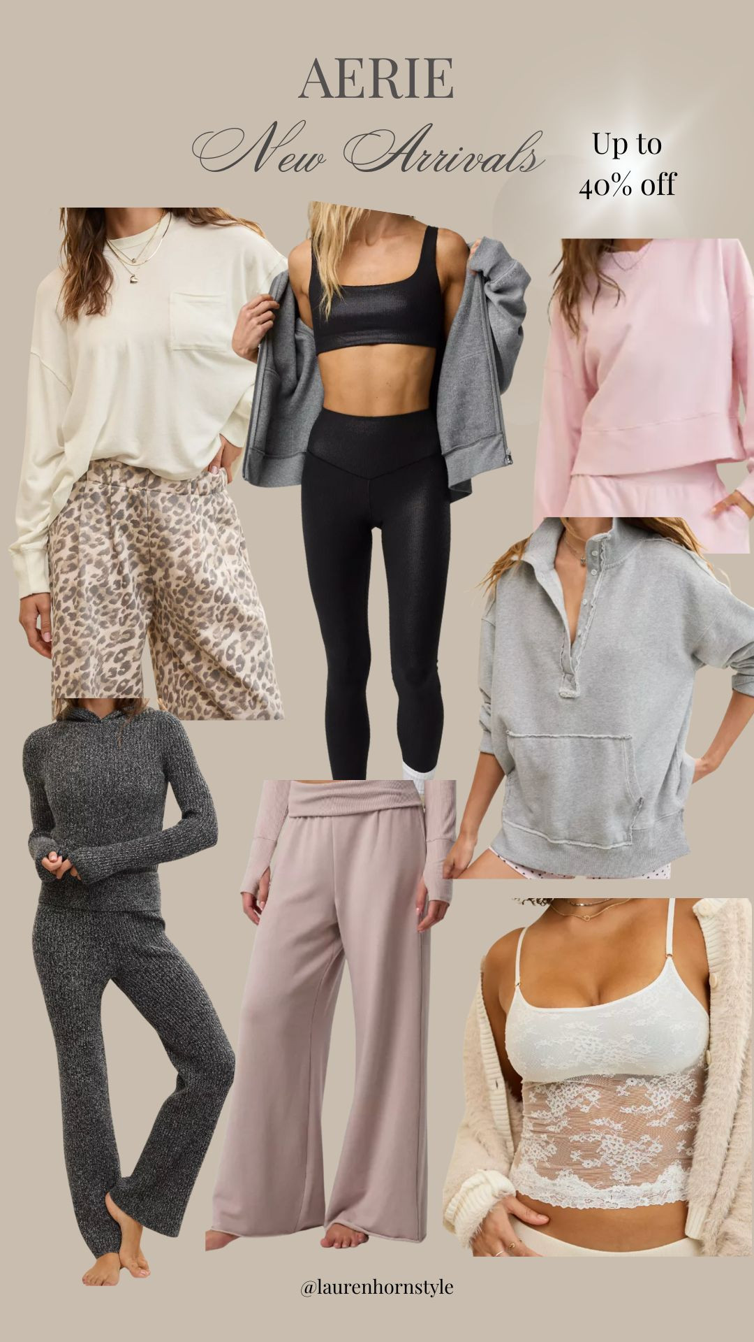 Aerie New Arrivals- up to 40% off 

 #LTKGiftGuide #LTKHoliday #LTKSaleAlert