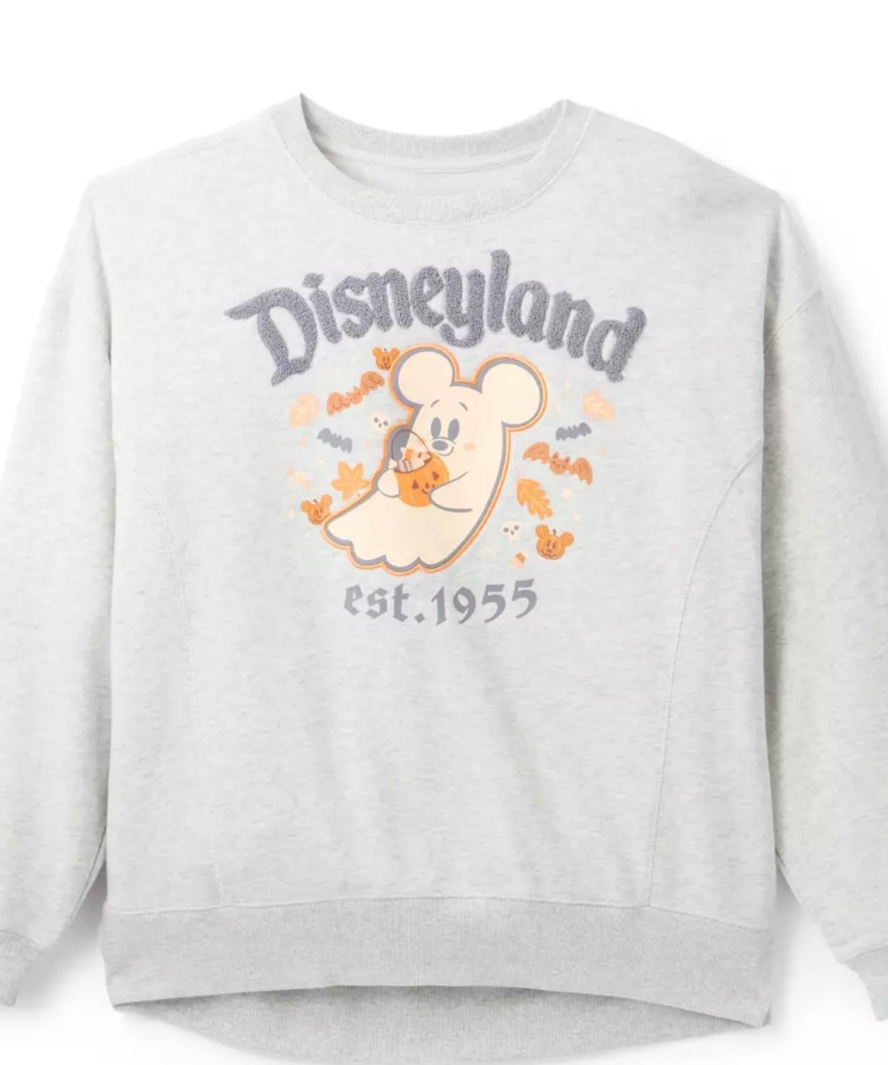 Disney ghost cute Halloween crew pullover sweatshirt pink 