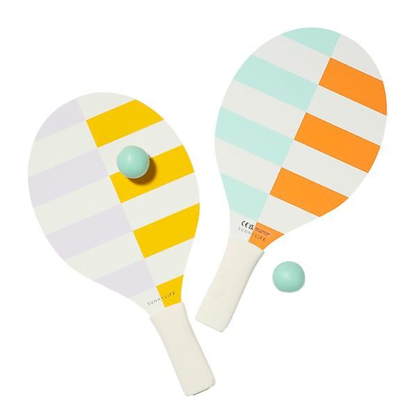 SUNNYLiFE Rio Sun Beach Ping Pong Paddles | The Container Store