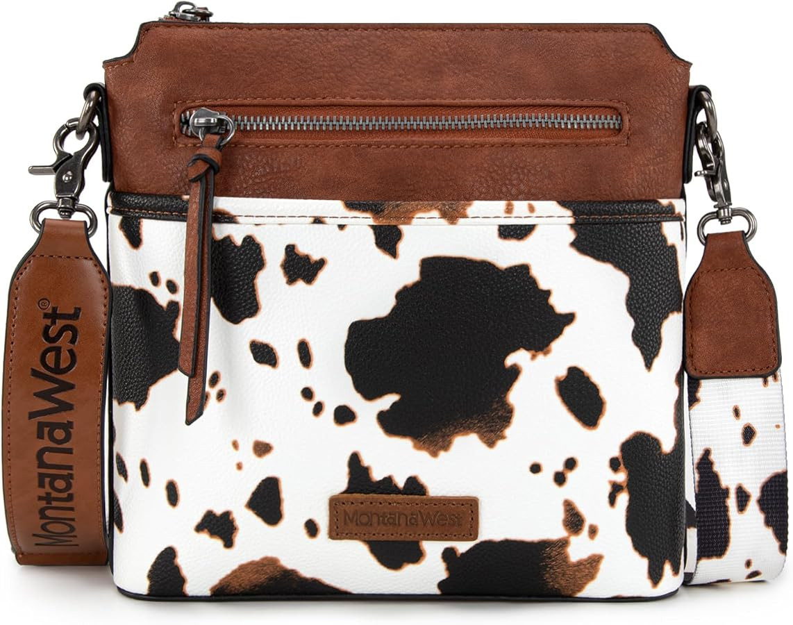 Montana West Crossbody Bag for Women Multi Pocket Cross Body Bag Purses with Guitar Strap | Amazon (US)