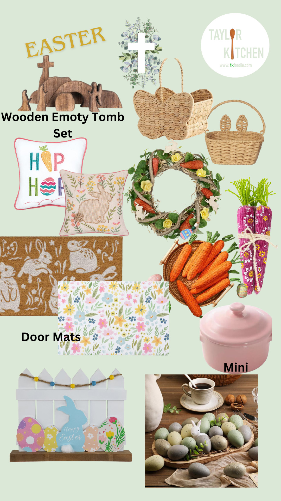 #Easter 🐣 is on the way.  It's one of my favorite holidays celebrating Jesus' resurrection and heralding in #spring.

Some of the cutest finds are here on my LTK & honestly I'm stoked to find the wooden empty tomb set, similar to a nativity set, but for Easter. 🥰 

 #LTKSeasonal