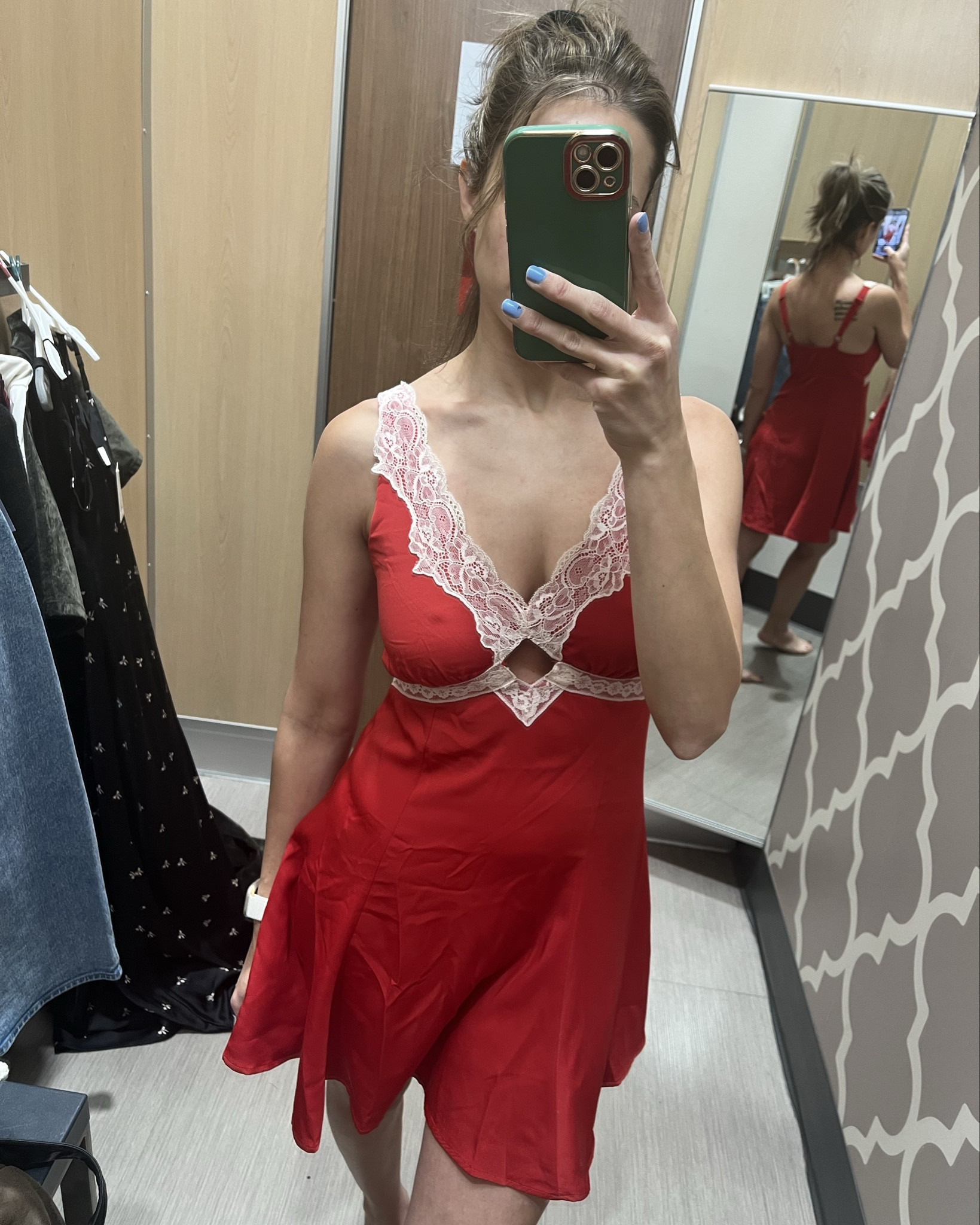 How romantic is this little red dress?! Found at Target. 🎯 

#LTKFindsUnder50 #LTKHoliday #LTKSeasonal