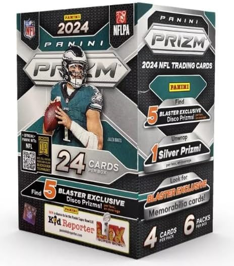 2024 Panini Prizm Football Blaster Box (24 Cards/Box) (Disco) Look for Williams, Daniels, Maye, N... | Amazon (US)