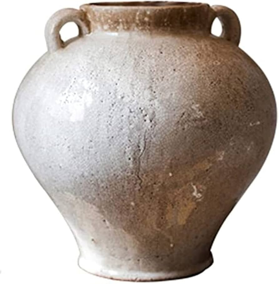 Vase Vase Antique Ceramic Vase Retro Vase Outdoor Courtyard Garden Decorative Vase Multifunctiona... | Amazon (CA)