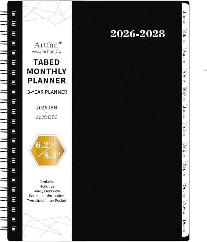 2026-2028 Monthly Planner/Calendar - 3 Year Monthly Planner 2026-2028, JAN 2026 - DEC 2028, 6.2" ... | Amazon (US)