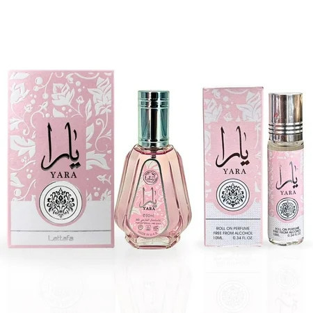 Yara EDP Spray 50 ML (1.7 OZ) & Yara Roll-On Perfume Oil CPO - 10ML (0.34 OZ) By Ard Al Zaafaran | Experience the Floral Elegance. (MAJESTIC BUNDLE) | Walmart (US)