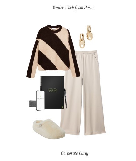 Cozy stripes and baggy vibes — your winter WFH dream outfit! 

winter work from home outfit, knit striped sweater, baggy wide-leg sweatpants, platform clog slippers, cozy loungewear, comfy winter style, casual winter outfit, WFH fashion, relaxed winter look, LTK winter cozy

#LTKWorkwear #LTKHome #LTKStyleTip