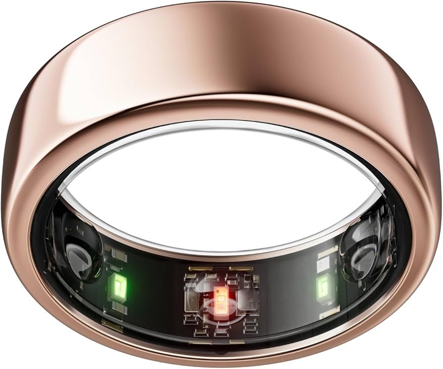 Oura Ring Gen3 Horizon - Rose Gold - Size 6 - Smart Ring - Size First with Oura Sizing Kit - Slee... | Amazon (US)