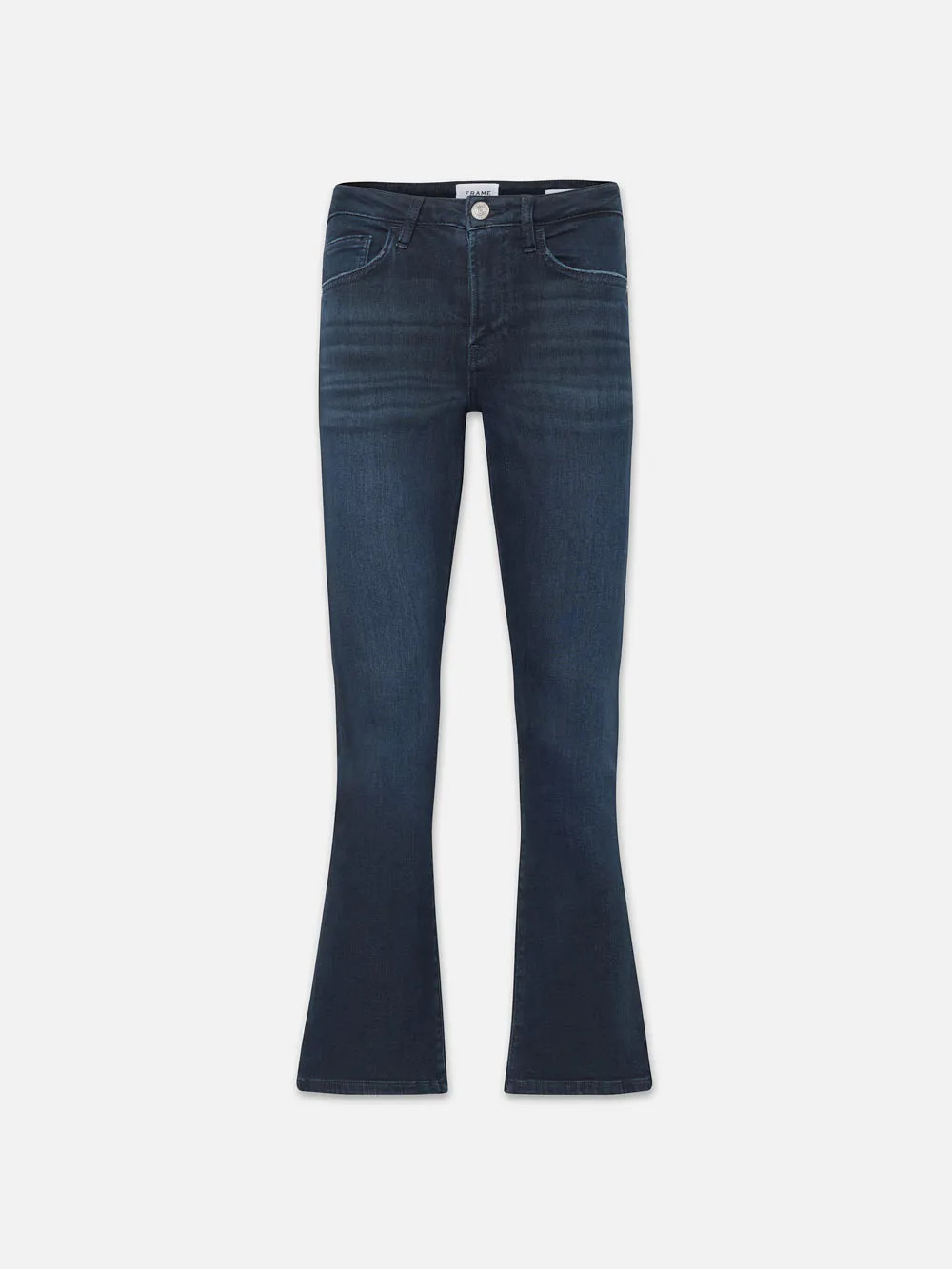 Le Crop Mini Boot  in  Onyx Indigo | Frame Denim