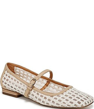 Franco Sarto Tinsley 2 Woven Square Toe Mary Jane Flats - 9.5 | Dillard's