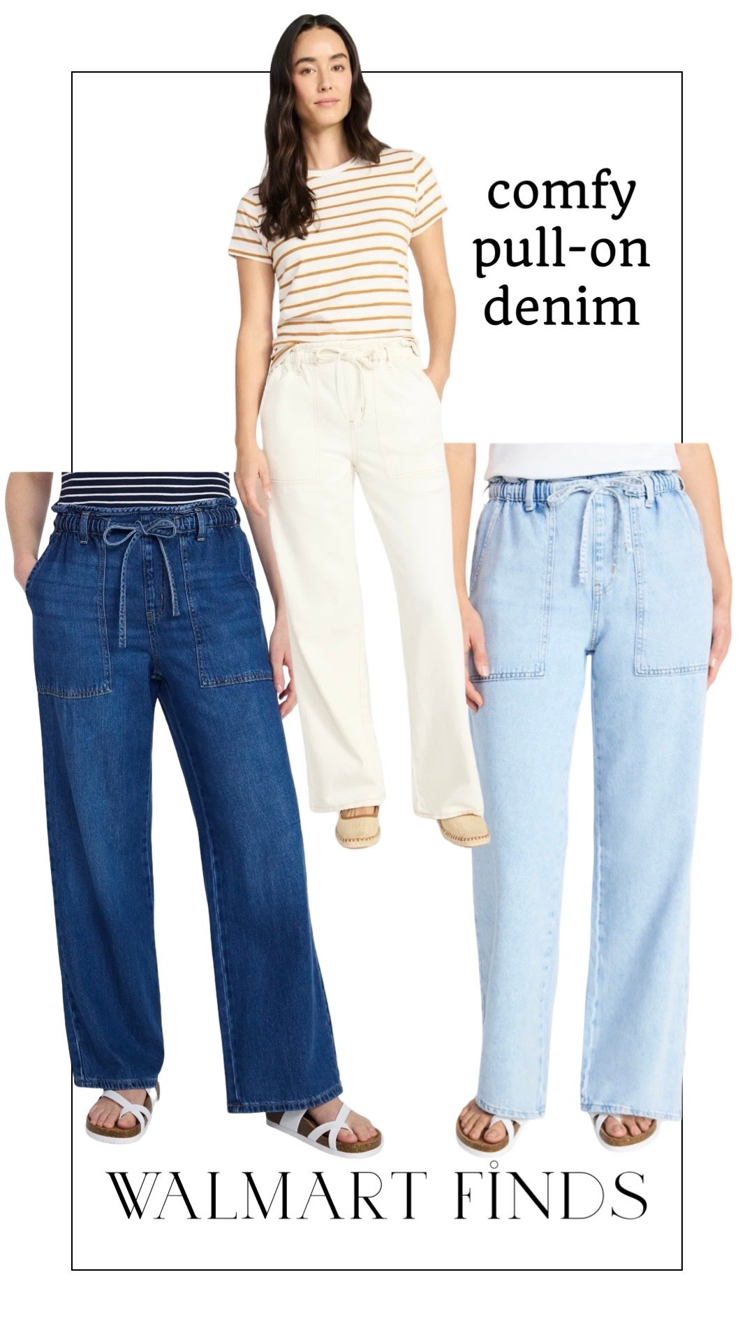 Comfy pull on denim! Only $27 and multiple washes 

#LTKgrwm #LTKMidsize #LTKPlusSize