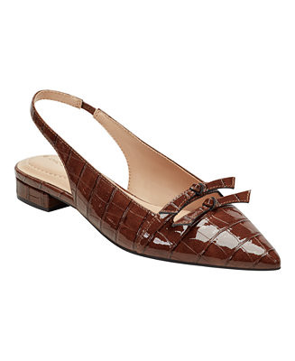 Bandolino Women's Aleeza Pointed Toe Slingback Flats - Macy's | Macy's