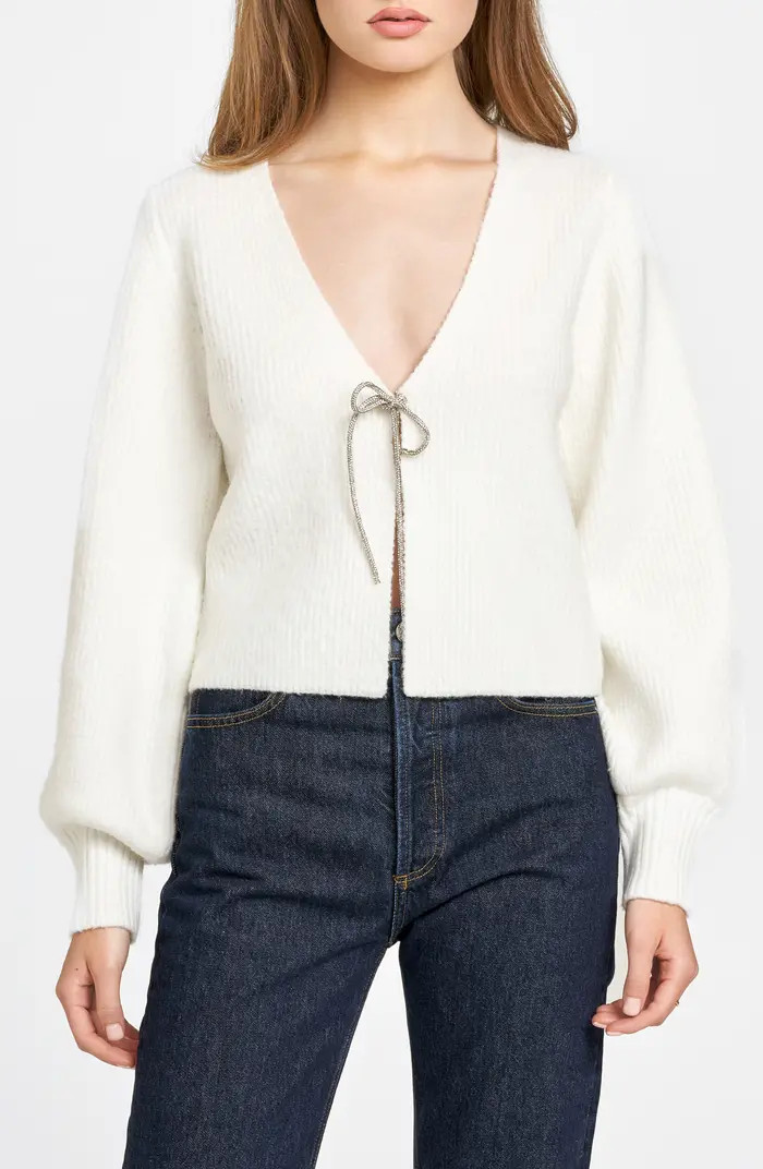 Lila Crystal Tie Cardigan | Nordstrom
