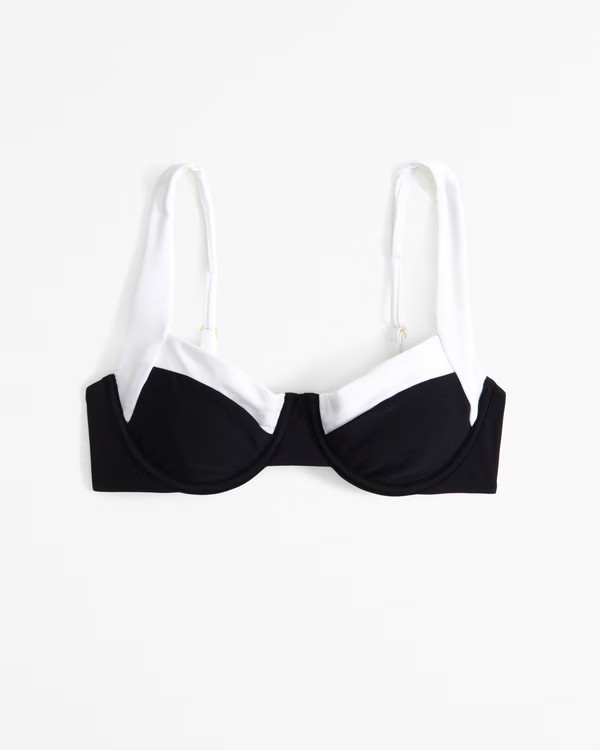 Women's Wide Strap Underwire Bikini Top | Women's Swimwear | Abercrombie.com | Abercrombie & Fitch (US)