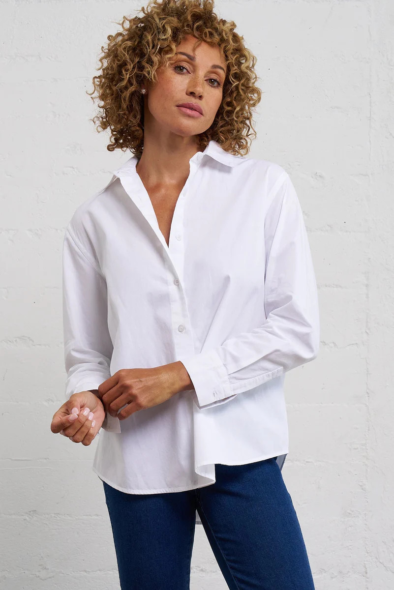 Classic Button Down Shirt for Women | Franne Golde | Franne Golde